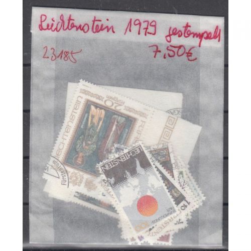 Liechtenstein 1979 gestempelt Komplett