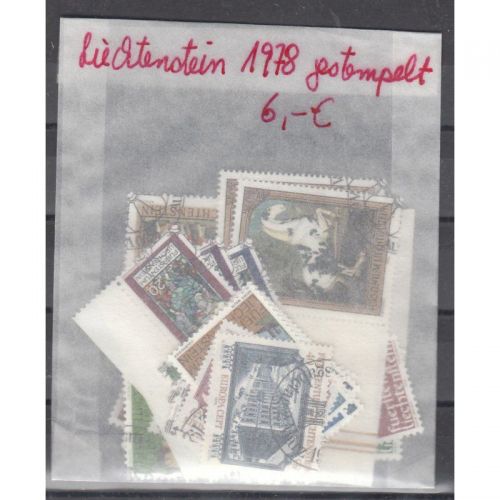 Liechtenstein 1978 gestempelt Komplett