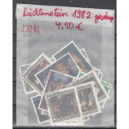 Liechtenstein 1982 gestempelt Komplett