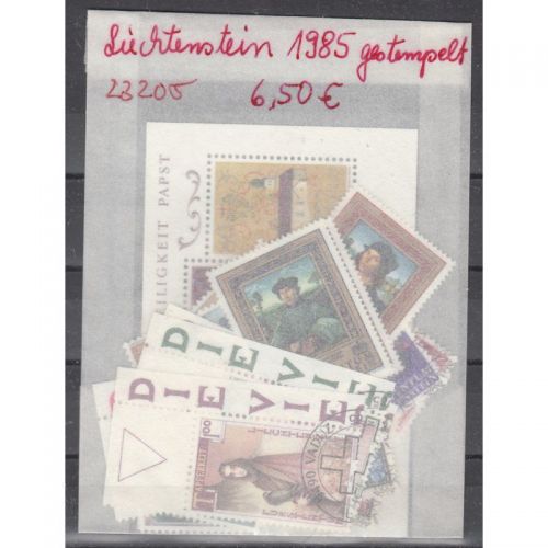 Liechtenstein 1985 gestempelt Komplett