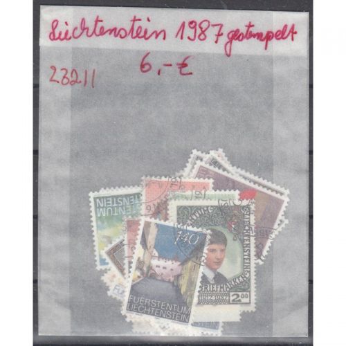 Liechtenstein 1987 gestempelt Komplett