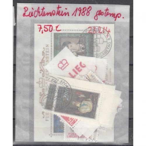 Liechtenstein 1988 gestempelt Komplett