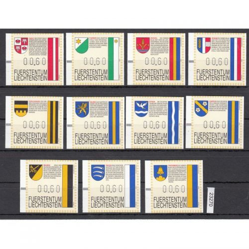 Liechtenstein 1995 : Mi.-Nr.:ATM 1-11 **