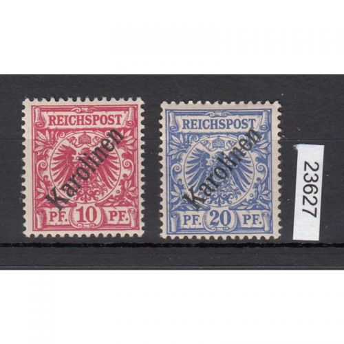 Kolonien Karolinen 1899, Mich.-Nr.: 3+4 I * geprüft   150,00