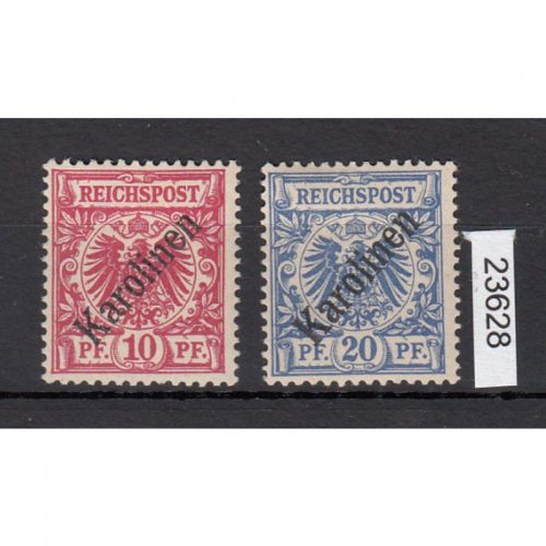 Kolonien Karolinen 1899, Mich.-Nr.: 3+4 I * geprüft