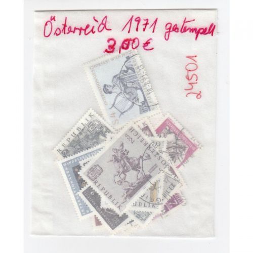 Österreich 1971 Mich.-Nr.: Komplett gestempelt