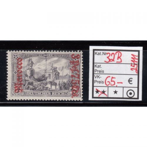 DAP Marokko 1905, Mich.-Nr.: 32 B  **