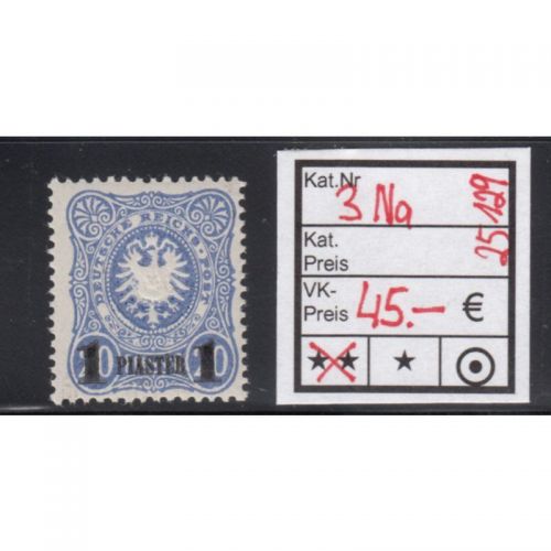 DAP Türkei 1884, Mich.-Nr.: 3 ** Na