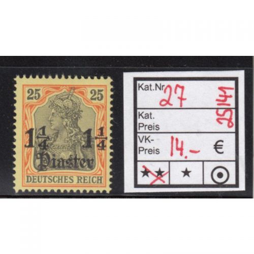 DAP Türkei 1905, Mich.-Nr.: 27 **