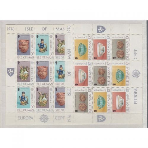 GB-Isle of Man 1976, Mich.-Nr.: 82-87 ** Kleinbogen