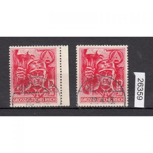 DR 1945, Mich.-Nr.: 909+910 gestempelt Stempel Falsch