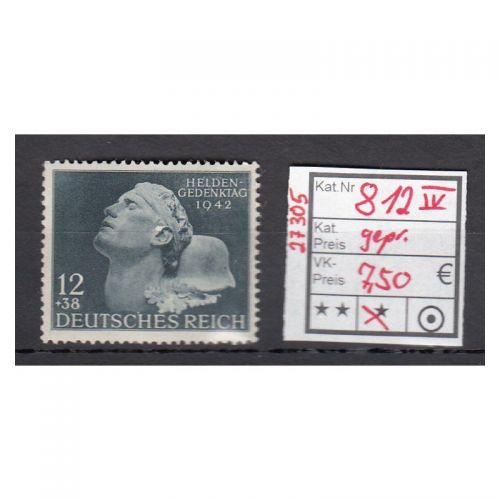 DR 1942, Mich.-Nr.: 812 IV *  geprüft