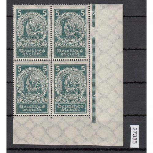 DR 1924, Mich.-Nr.: 351 **  Eckrand 4er