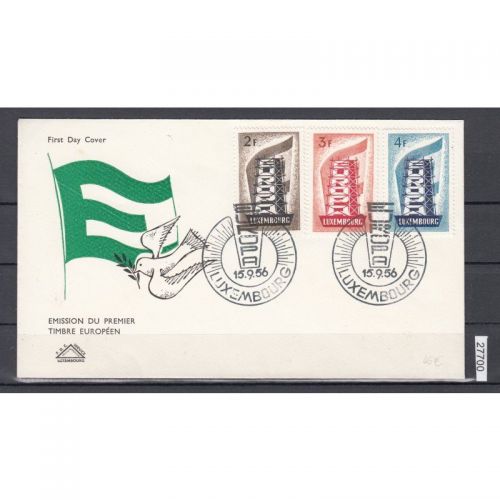 CEPT / Luxemburg 1956, Mich.-Nr.: 555-57  FDC