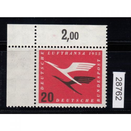 Bund 1955, Mich.-Nr.: 208 Vb ** Eckrand