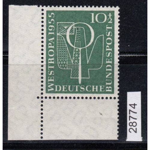 Bund 1955, Mich.-Nr.: 217 ** Eckrand