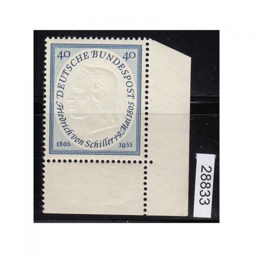 Bund 1955, Mich.-Nr.: 210 ** Eckrand
