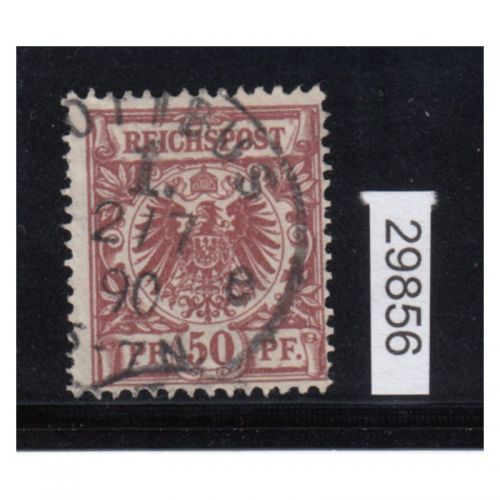 DR 1889, Mich.-Nr.: 50 ba gestempelt geprüft