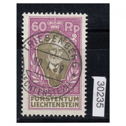 Liechtenstein 1928 : Mi.-Nr.:85 gestempelt