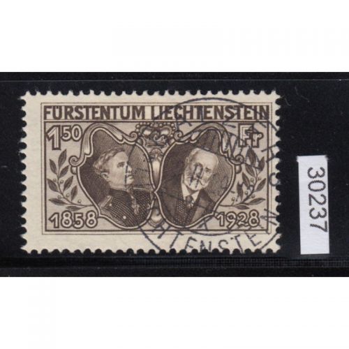 Liechtenstein 1928 : Mi.-Nr.:87 gestempelt