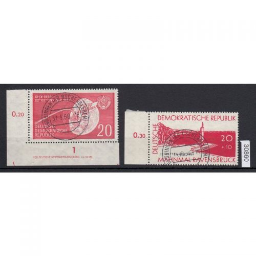 DDR 1959, Mich.-Nr.: 720+21 LUXUS Voll-Stempel