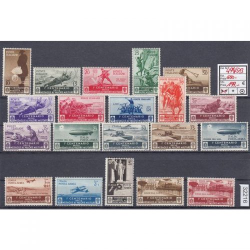 Italien 1934, Mich.-Nr.: 494-513 **/*      lesen