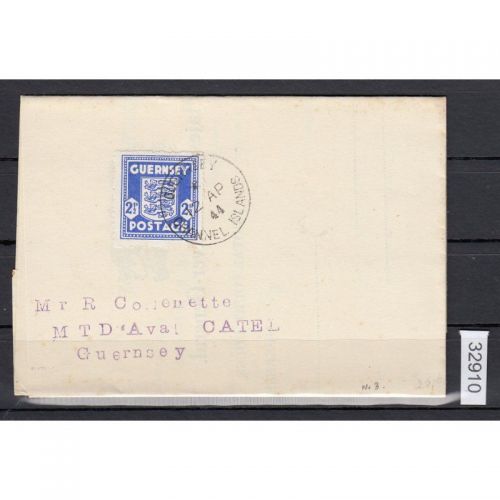 Guernsey, Mi.-Nr. 3 Brief  FDC