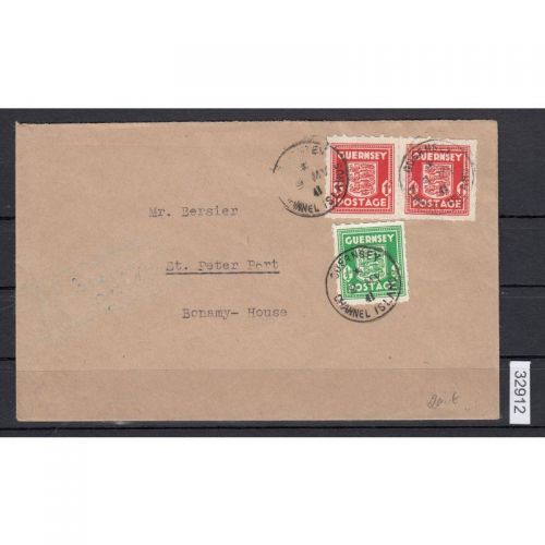 Guernsey, Mi.-Nr. 1+2 Brief