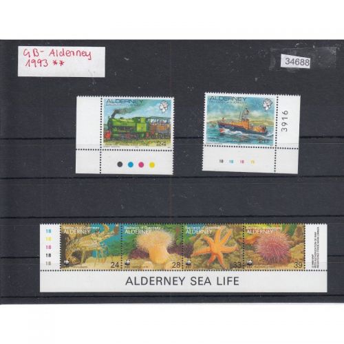 GB-Alderney 1993, Mich.-Nr.: ** komplett
