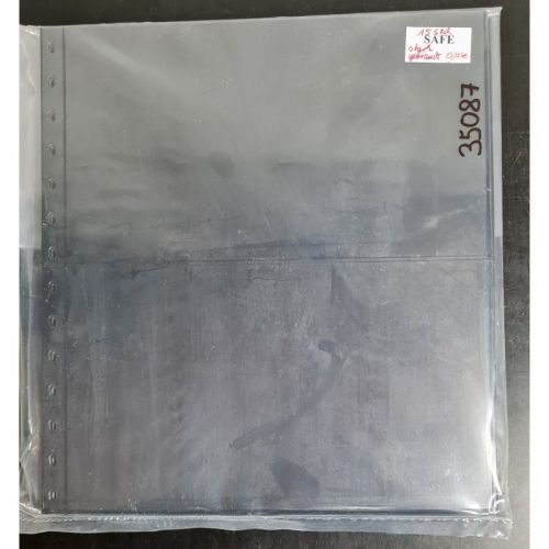SAFE Garant  15 Blätter schwarz stark gebraucht  (2er Teilung )