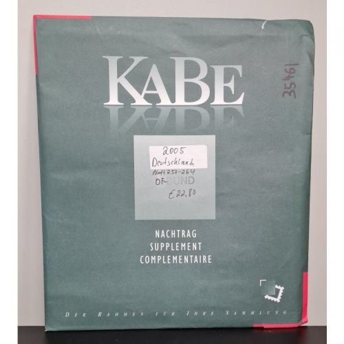 KABE  Bund 2005   Vordrucke mit Klemmtaschen Neuwertig