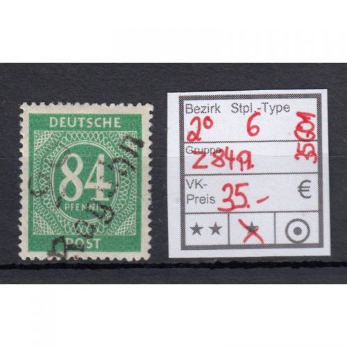 Bezirk 2* (kl. 20) nr. 6  Raguhn * Z 84  Pf.    geprüft