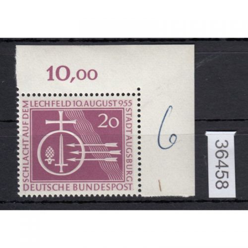 Bund 1955, Mich.-Nr.: 216 ** Eckrand  beschriftet