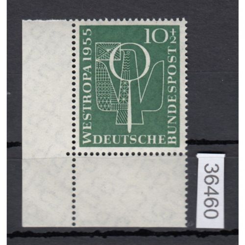 Bund 1955, Mich.-Nr.: 217 ** Eckrand