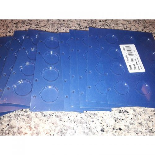 5 Safe TOPset Münz Sammelblätter 7850 je 12 Kapseln bis 35mm Durchmesser Neu-OVP