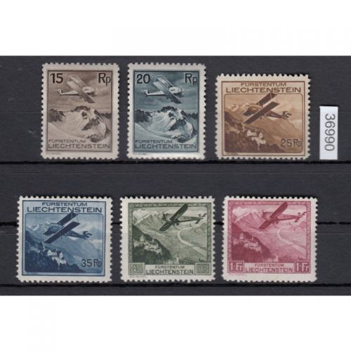 Liechtenstein 1930 : Mi.-Nr.:108-13 *