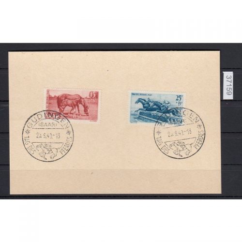 Saarland 1949 Mi. Nr. 265+66 Gestempel  Ersttag