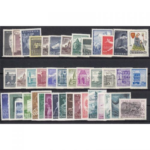 Österreich 1957-59, Mich.-Nr.:  **