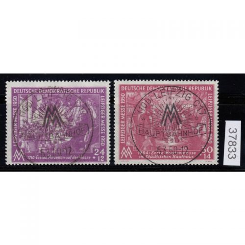 DDR 1950, Mich.-Nr.: 248+49 LUXUS Voll-Stempel + gummi   Ersttag