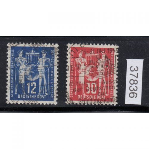DDR 1949, Mich.-Nr.: 243+44 LUXUS Voll-Stempel
