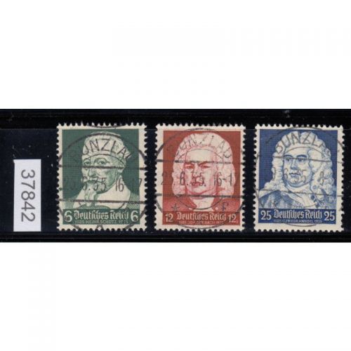 DR 1935, Mich.-Nr.: 573-75 LUXUS  gestempelt + Gummi