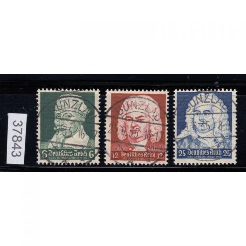 DR 1935, Mich.-Nr.: 573-75 LUXUS  gestempelt + Gummi