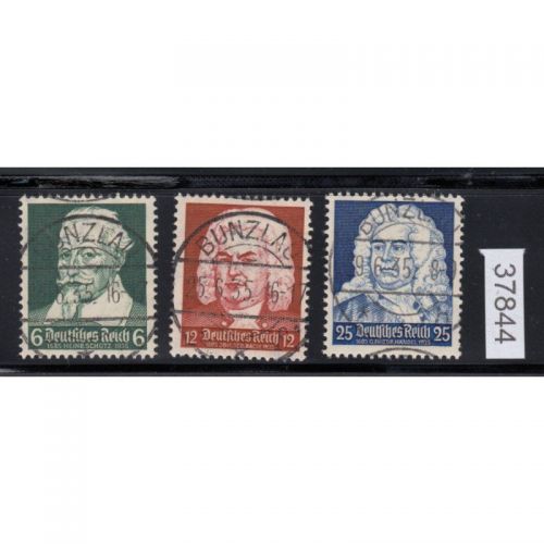 DR 1935, Mich.-Nr.: 573-75 LUXUS  gestempelt + Gummi