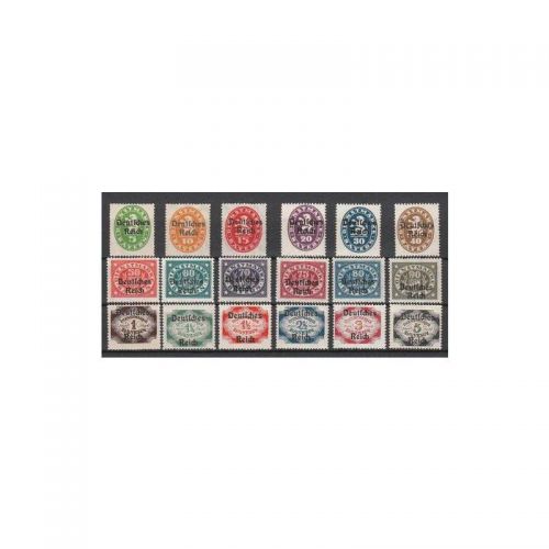 DR Dienst 1920, Mich.-Nr.:D 34-51 **   LUXUS