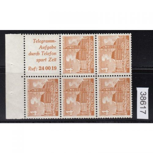 Berlin 1952, Mich.-Nr.: H-Blatt  8 **