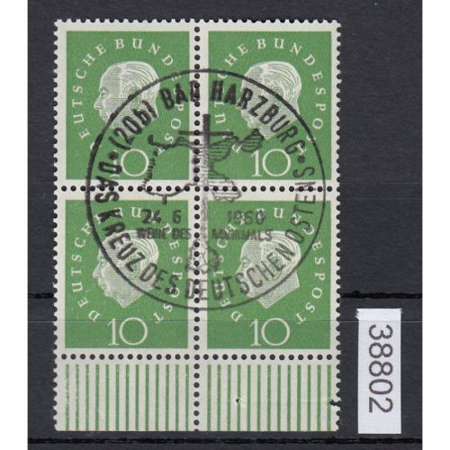 Bund 1959, Mich.-Nr.: 303 gestempelt+gummi 4er-block