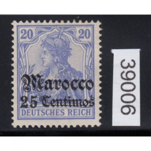 DAP Marokko 1906, Mich.-Nr.: 37 c * geprüft
