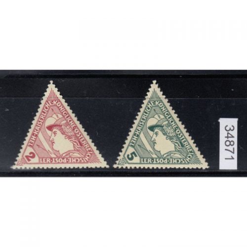 Österreich 1916, Mich.-Nr.: 217+18 **  Michel 15,00