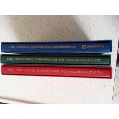 Konvolut BRD Jahrbücher 2001 - 2004 - 2005 , 3 Stück leer ohne Marken