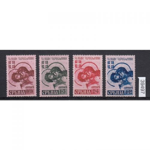 Serbien 1941, Mi.-Nr. 54-57  A I **